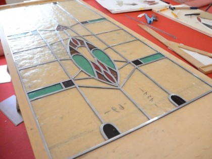 Eva Potfajová v Lucerně opravuje původní vitráže Lucerny: „Realizuji i návrhy nové.“